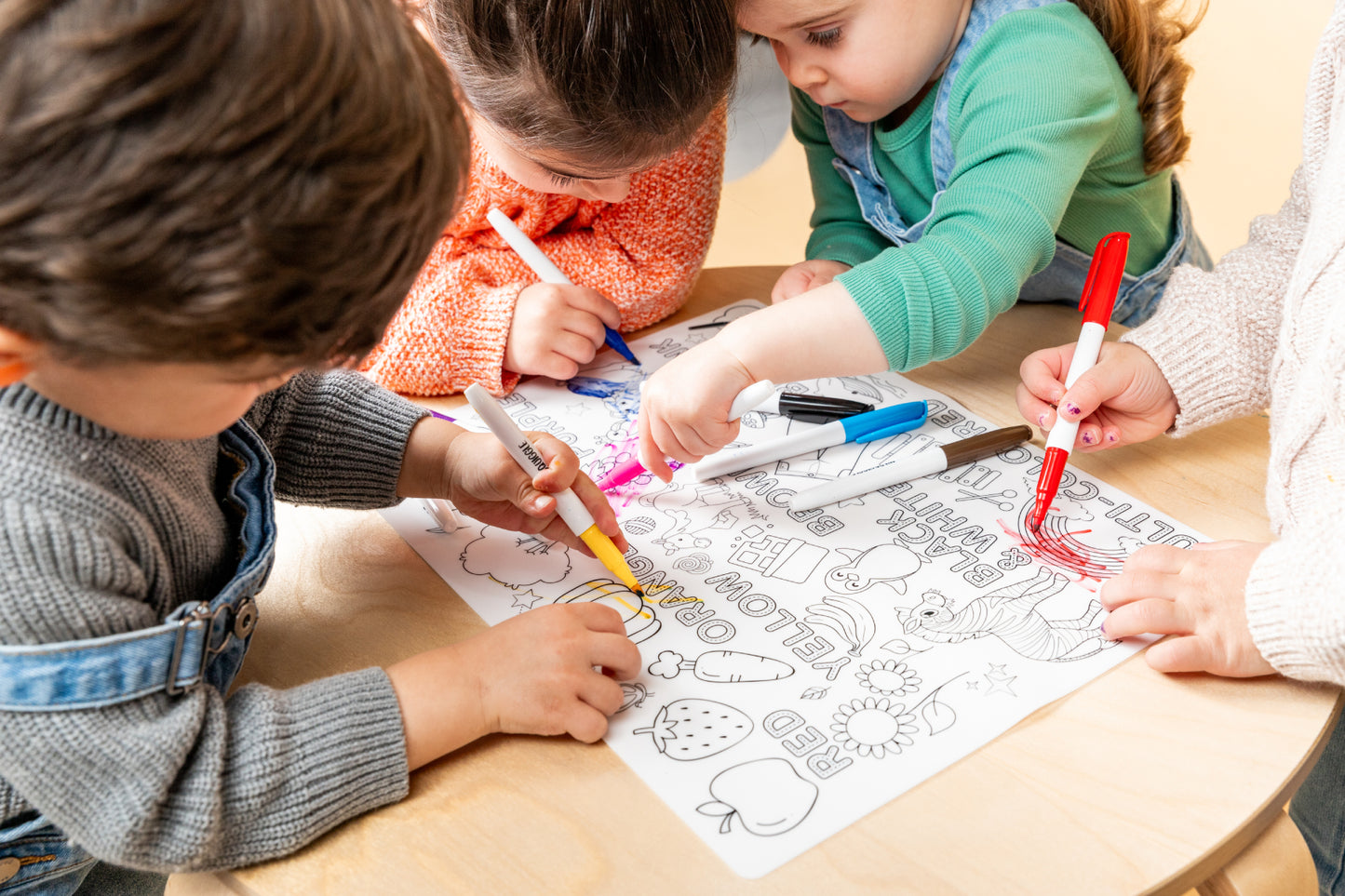 Colours | Childrens Colouring Mat