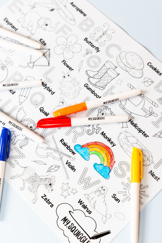 A-Z | Childrens Colouring Mat