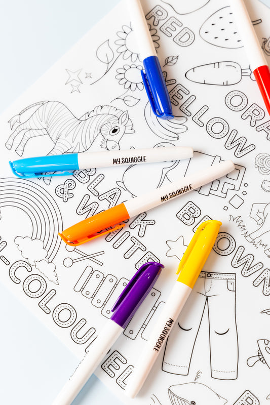 Colours | Childrens Colouring Mat